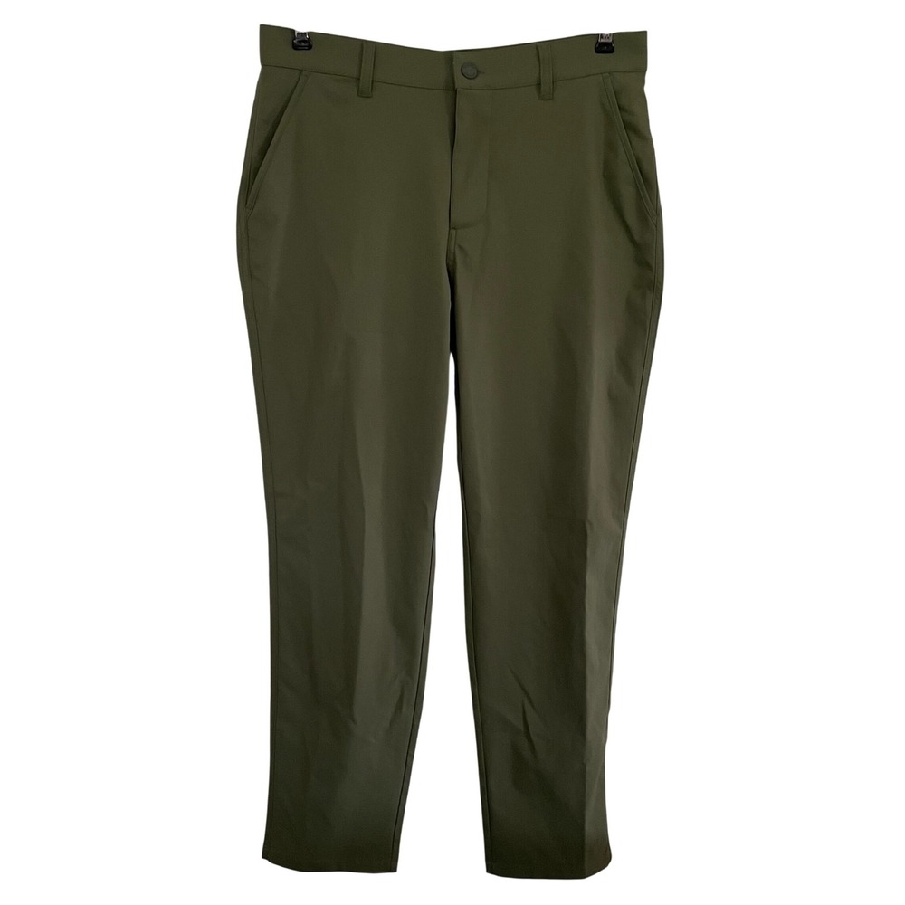 NWT 32 Degrees Cool 32x30 Performance Pants Green Stretch Regular Fit Mens